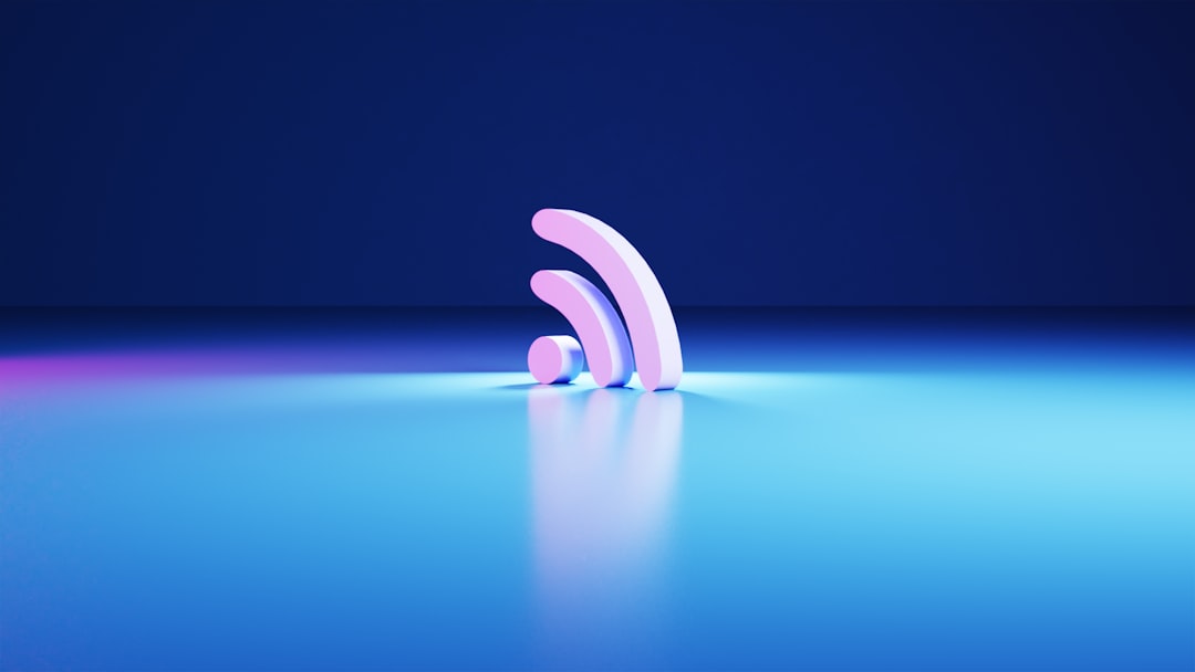 WLAN Router richtig platzieren WLAN Zeichen auf einem blauen Hintergrund; WLAN Router richtig platzieren